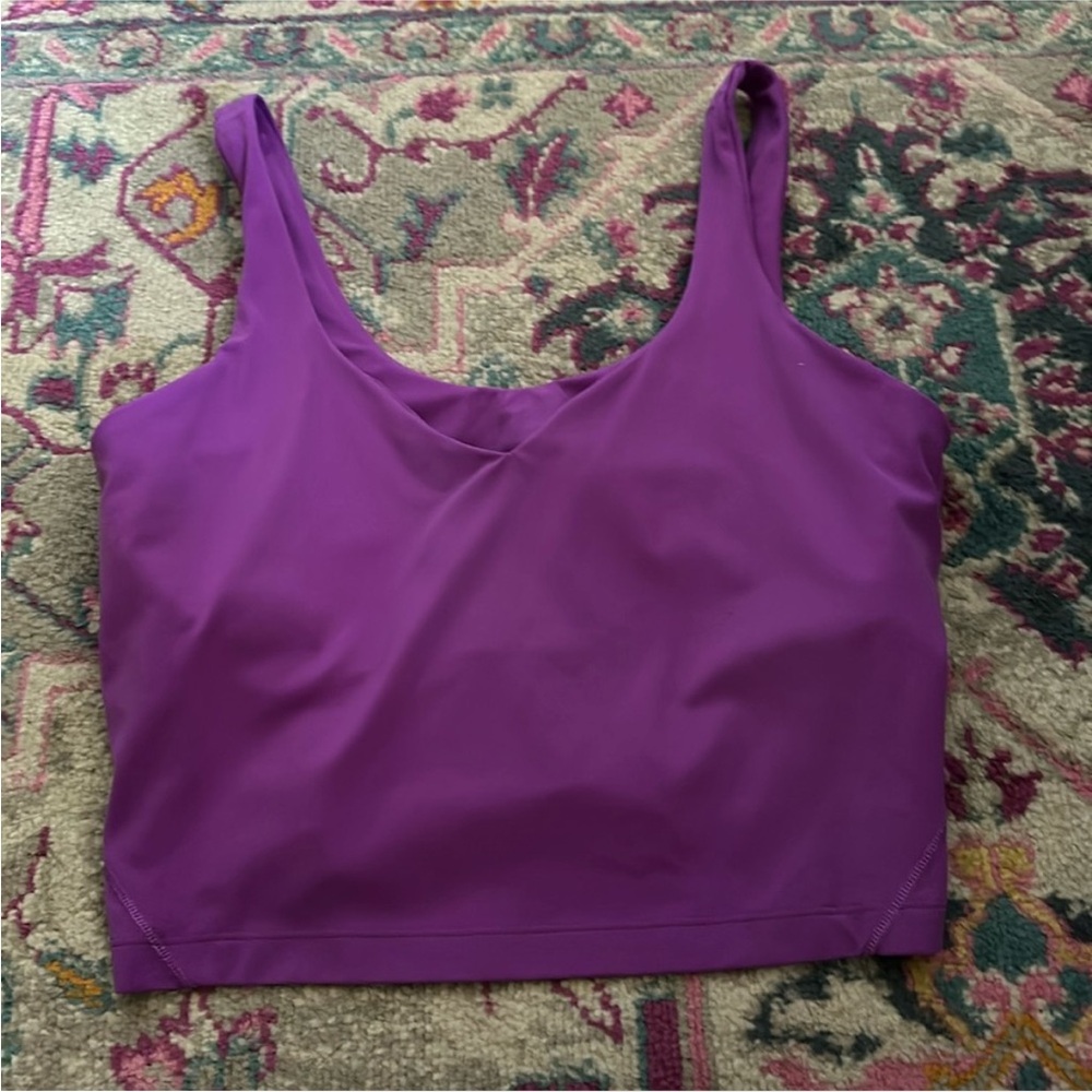lululemon athletica Purple Crop Top